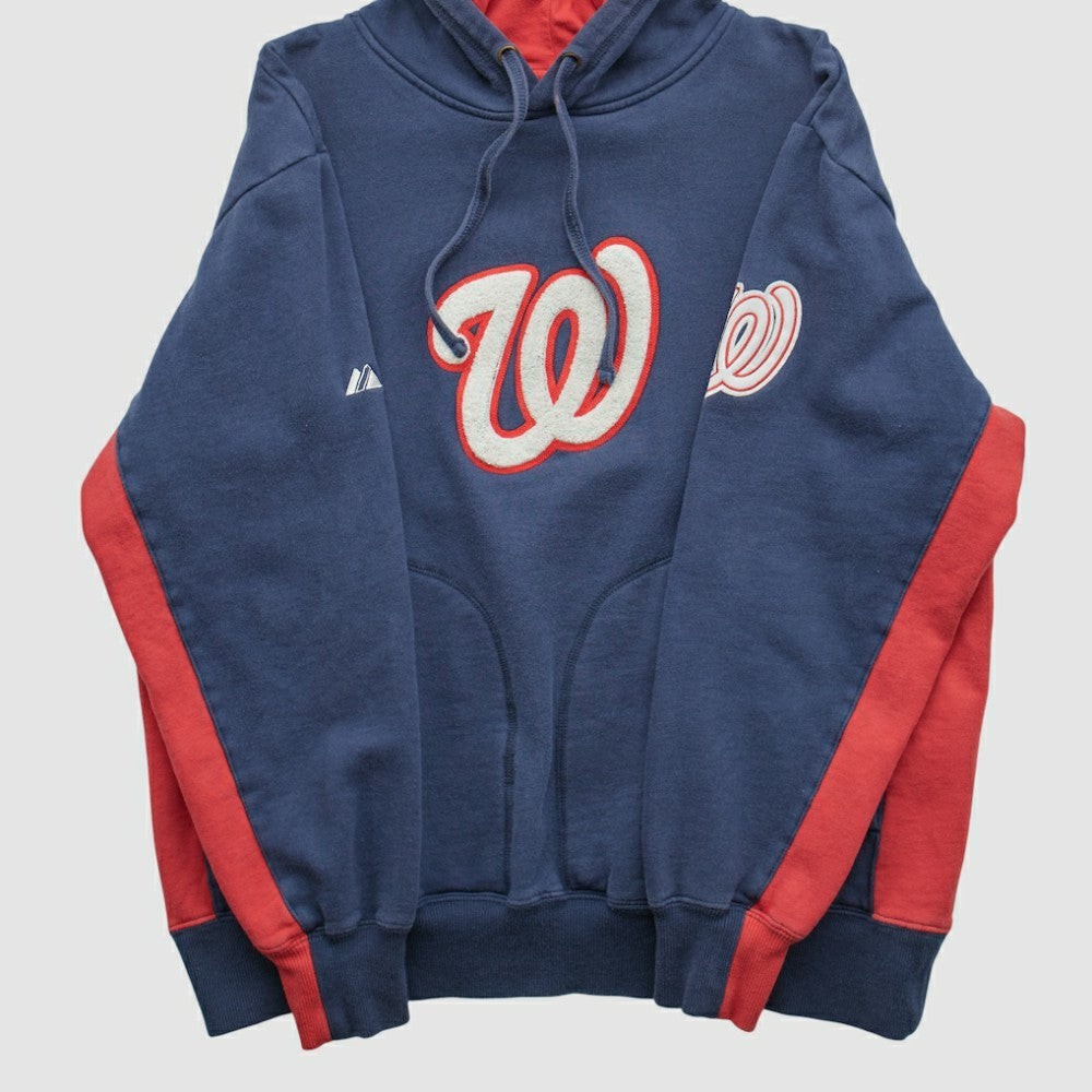 Washington Nationals Majestic 2000s Hooded Pullover Sweatshirt - MLB