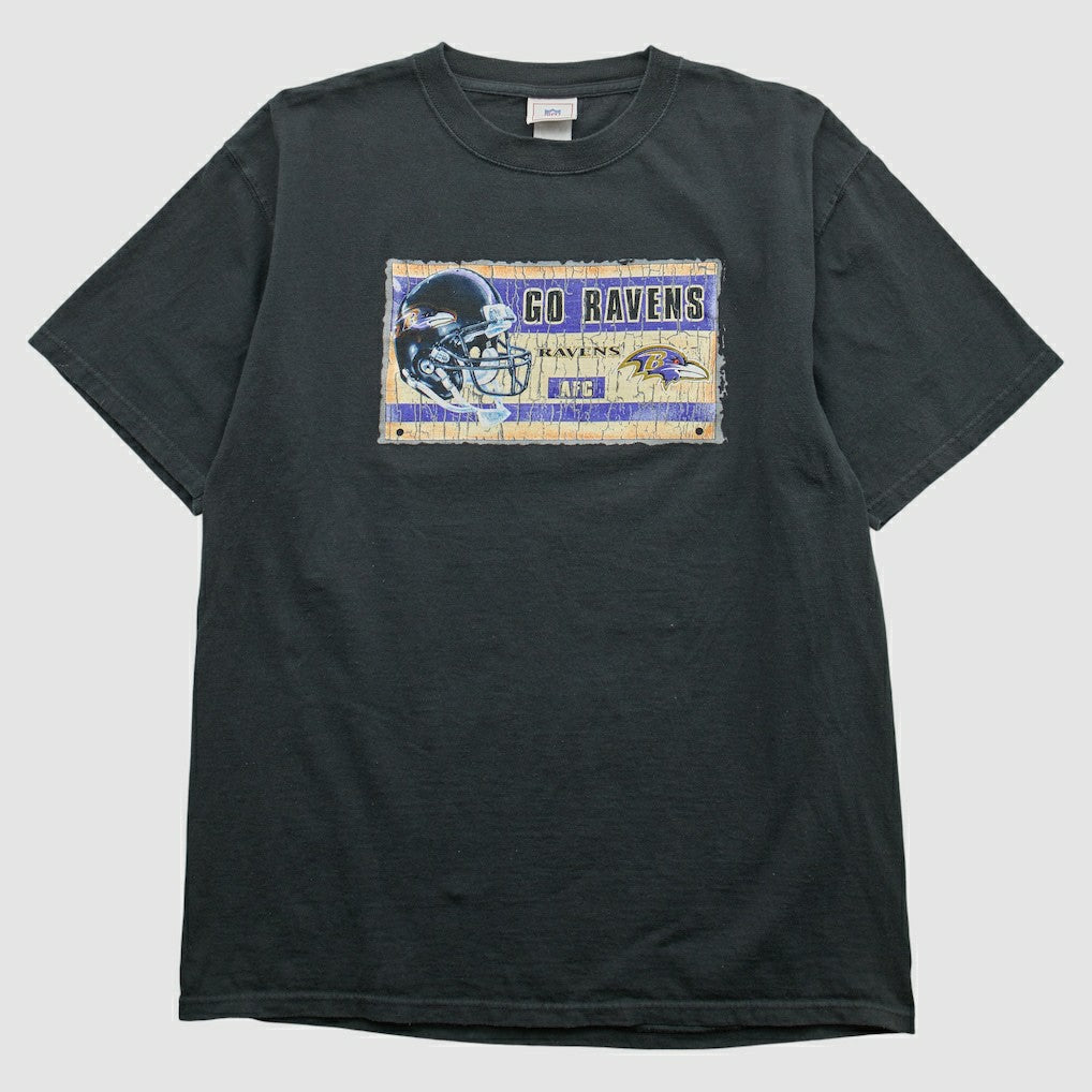 Baltimore Ravens NFL 2000s T-shirt Black Vintage | Fanatics
