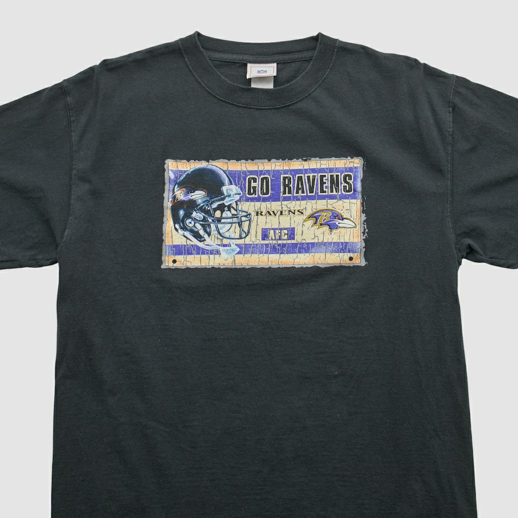 Baltimore Ravens NFL 2000s T-shirt Black Vintage | Fanatics