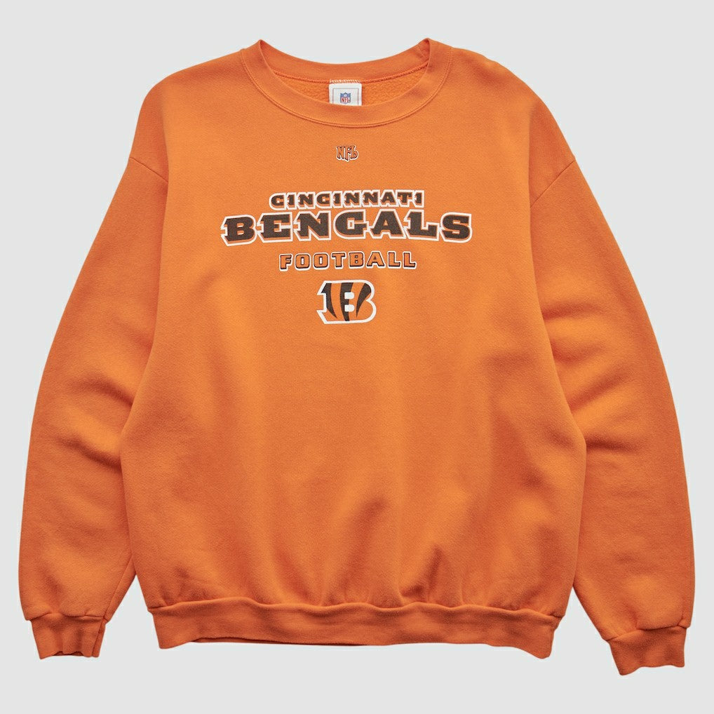 Cincinnati Bengals NFL 2000s Pullover Sweatshirt Orange Vintage | Fanatics