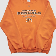 Cincinnati Bengals NFL 2000s Pullover Sweatshirt Orange Vintage | Fanatics