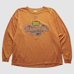 New England Patriots Reebok 2004 Long Sleeve T-shirt Orange Vintage | Fanatics
