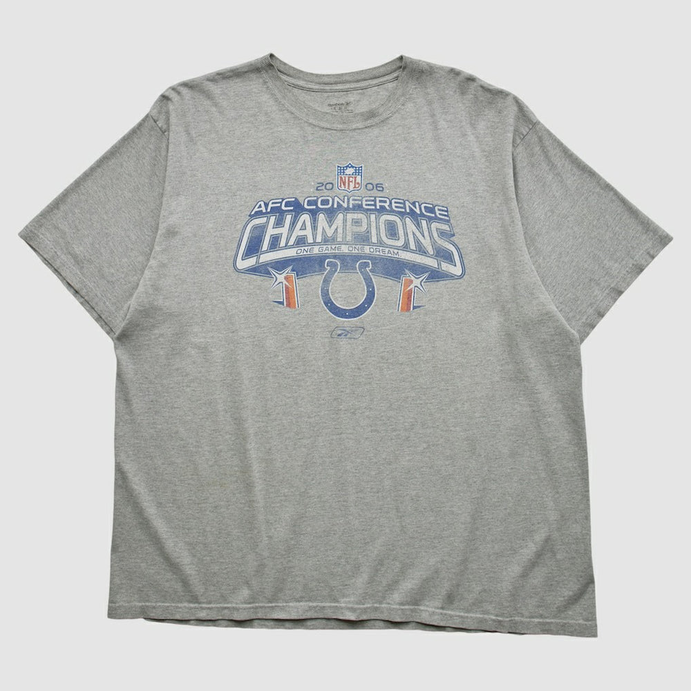 Indianapolis Colts Reebok 2006 T-shirt Heather Gray Vintage | Fanatics