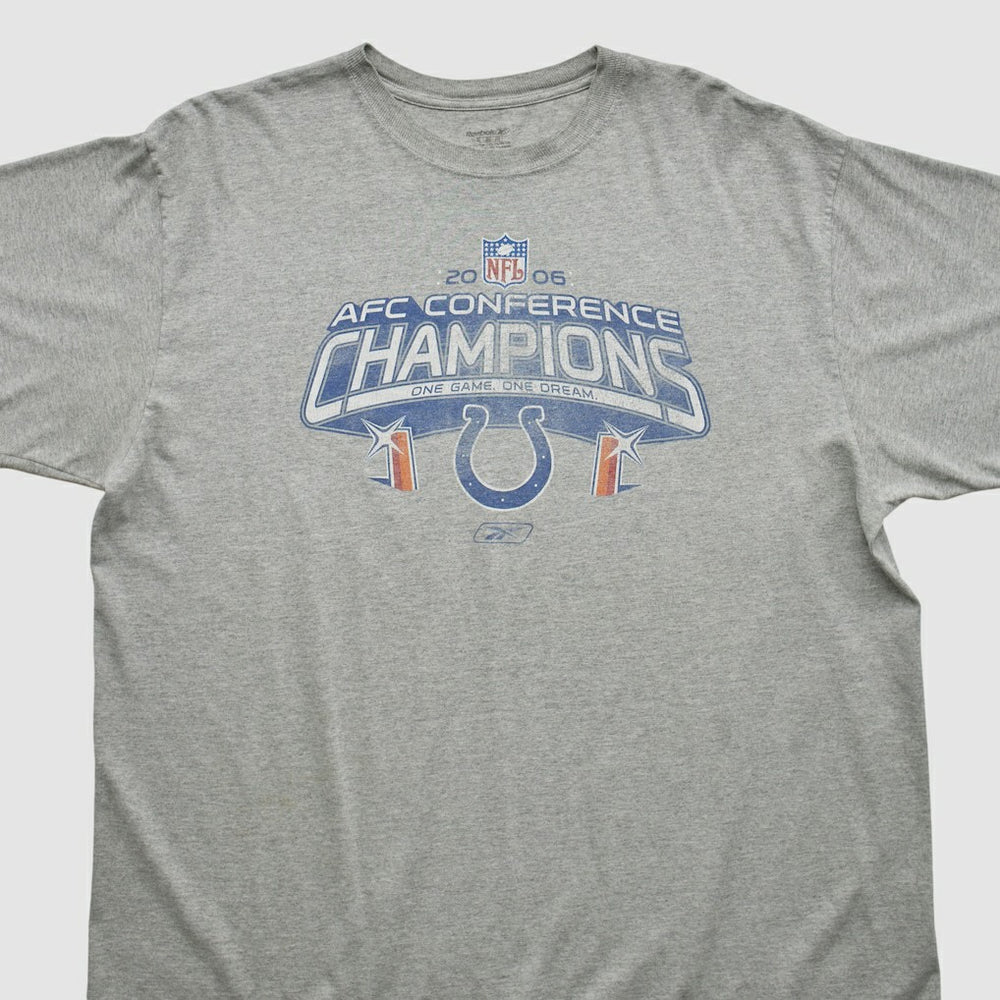 Indianapolis Colts Reebok 2006 T-shirt Heather Gray Vintage | Fanatics