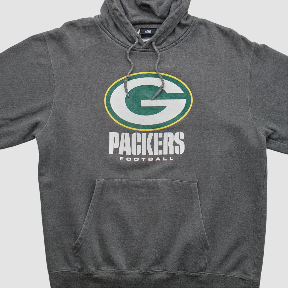 Green Bay Packers NFL 2010s Hooded Pullover Sweatshirt Charcoal Vintage | Fanatics