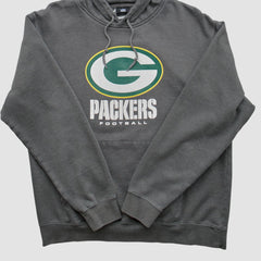 Green Bay Packers NFL 2010s Hooded Pullover Sweatshirt Charcoal Vintage | Fanatics