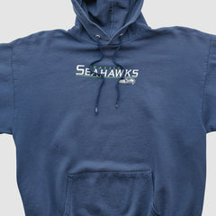 Seattle Seahawks NFL 2000s Hooded Pullover Sweatshirt Navy Vintage | Fanatics