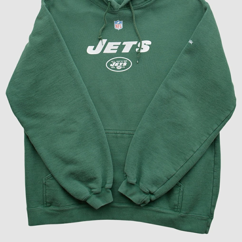 New York Jets Reebok 2000s Hooded Pullover Sweatshirt Green Vintage | Fanatics