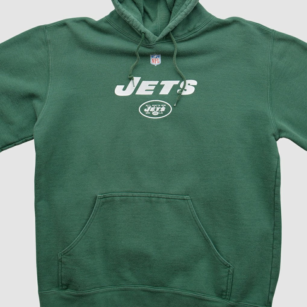 New York Jets Reebok 2000s Hooded Pullover Sweatshirt Green Vintage | Fanatics