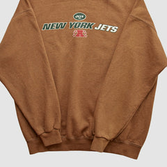 New York Jets NFL 2000s Pullover Sweatshirt Brown Vintage | Fanatics