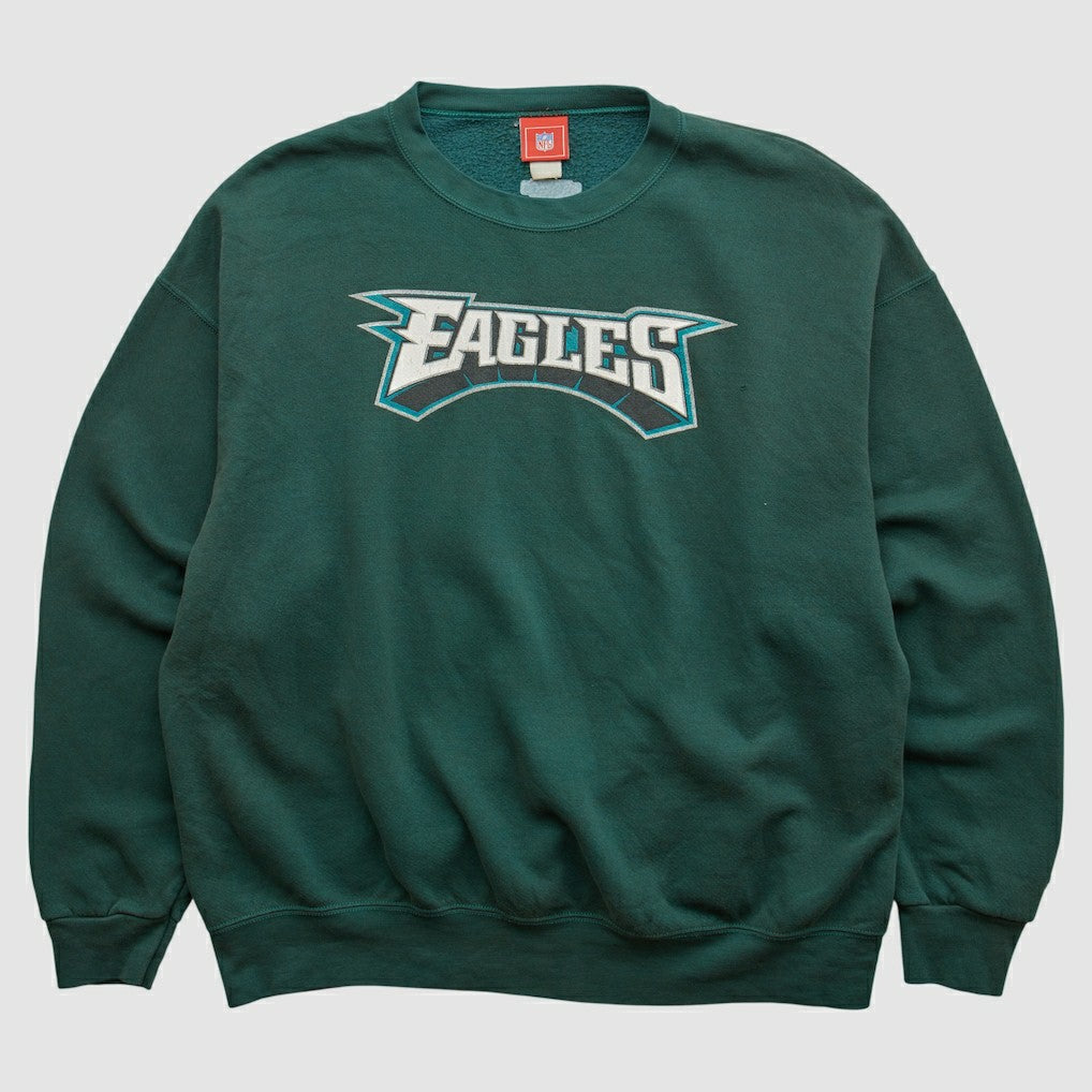 Philadelphia Eagles NFL 2000s Pullover Sweatshirt Green Vintage | Fanatics