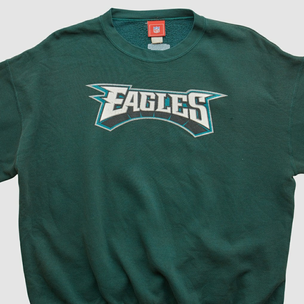 Philadelphia Eagles NFL 2000s Pullover Sweatshirt Green Vintage | Fanatics