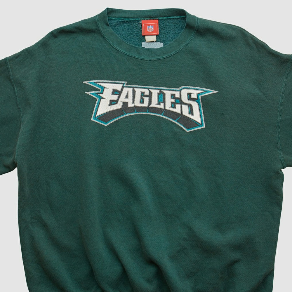 Philadelphia Eagles NFL 2000s Pullover Sweatshirt Green Vintage | Fanatics