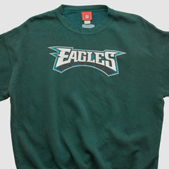Philadelphia Eagles NFL 2000s Pullover Sweatshirt Green Vintage | Fanatics