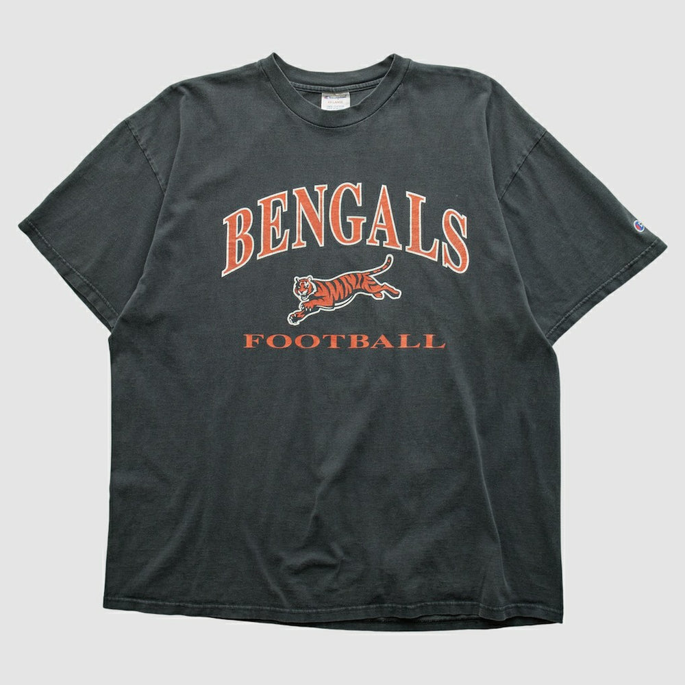 Cincinnati Bengals Champion 2000s T-shirt Charcoal Vintage | Fanatics