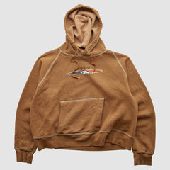 Denver Broncos NFL 2000s Hooded Pullover Sweatshirt Tan Vintage | Fanatics