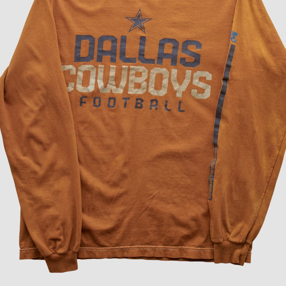 Dallas Cowboys Team Edition Apparel 2000s Long Sleeve T-shirt Orange Vintage | Fanatics