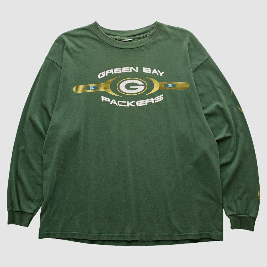 Green Bay Packers 2000s Long Sleeve T-shirt Green Vintage | Fanatics
