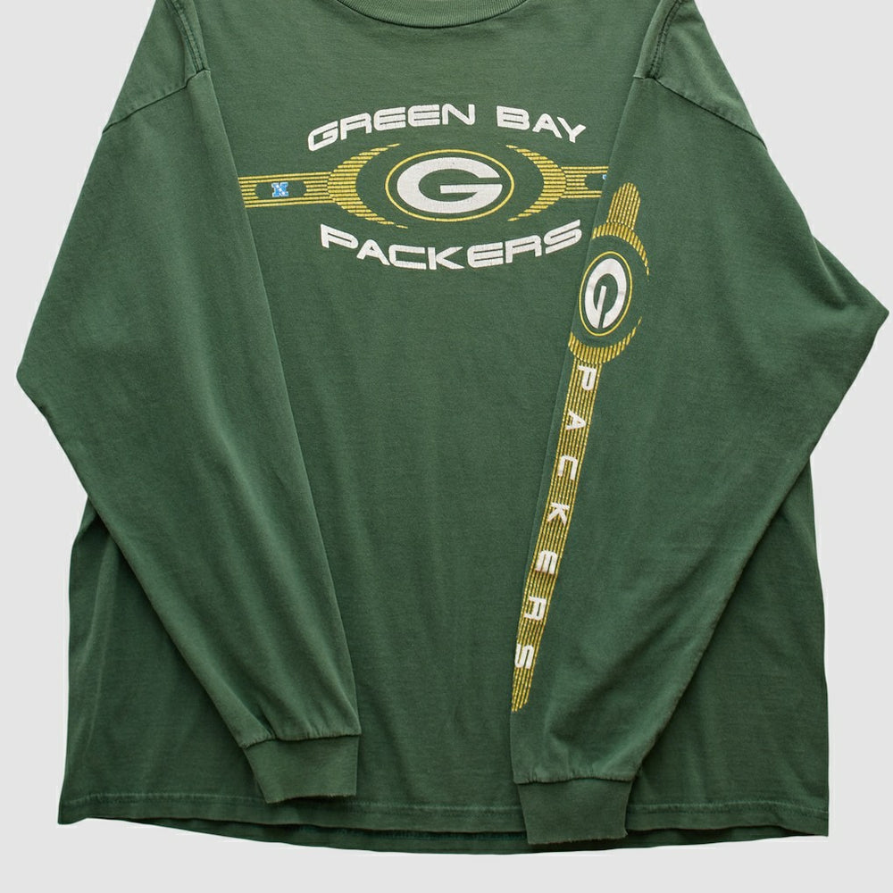 Green Bay Packers 2000s Long Sleeve T-shirt Green Vintage | Fanatics
