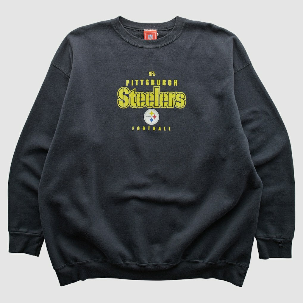 Pittsburgh Steelers NFL 2000s Pullover Sweatshirt Black Vintage | Fanatics