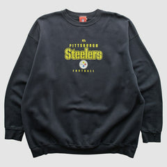 Pittsburgh Steelers NFL 2000s Pullover Sweatshirt Black Vintage | Fanatics