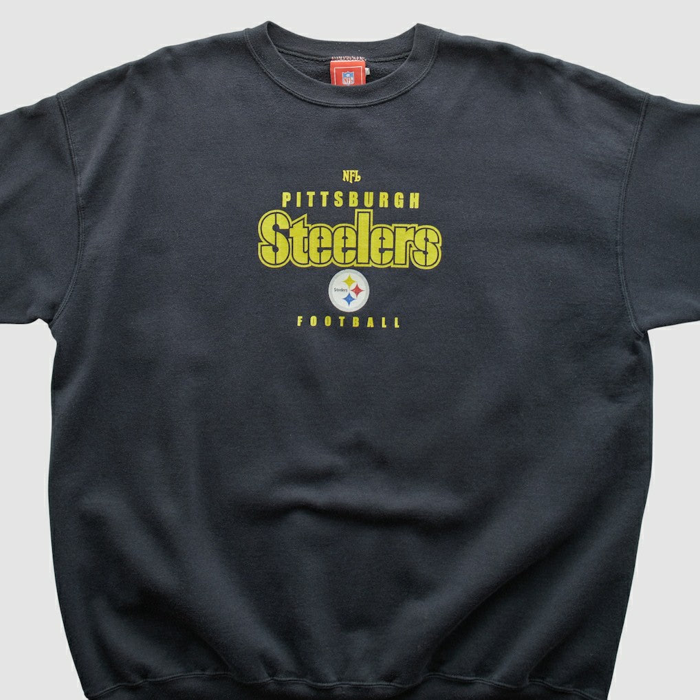 Pittsburgh Steelers NFL 2000s Pullover Sweatshirt Black Vintage | Fanatics