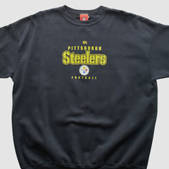 Pittsburgh Steelers NFL 2000s Pullover Sweatshirt Black Vintage | Fanatics