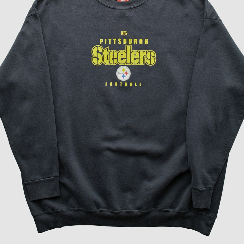 Pittsburgh Steelers NFL 2000s Pullover Sweatshirt Black Vintage | Fanatics