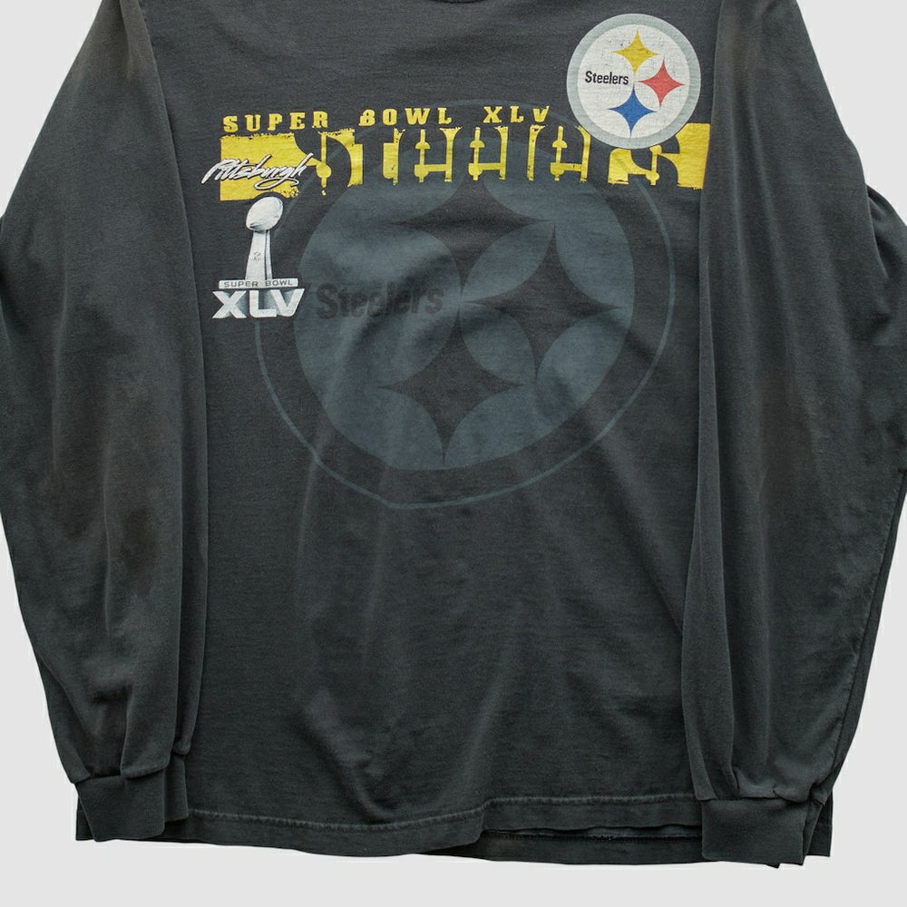 Pittsburgh Steelers NFL 2011 Long Sleeve T-shirt Charcoal Vintage | Fanatics