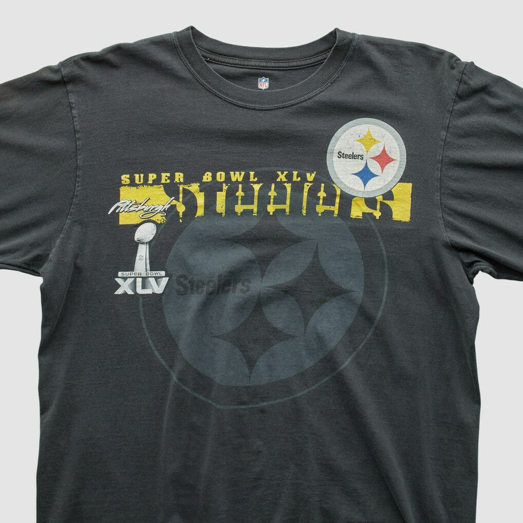 Pittsburgh Steelers NFL 2011 Long Sleeve T-shirt Charcoal Vintage | Fanatics
