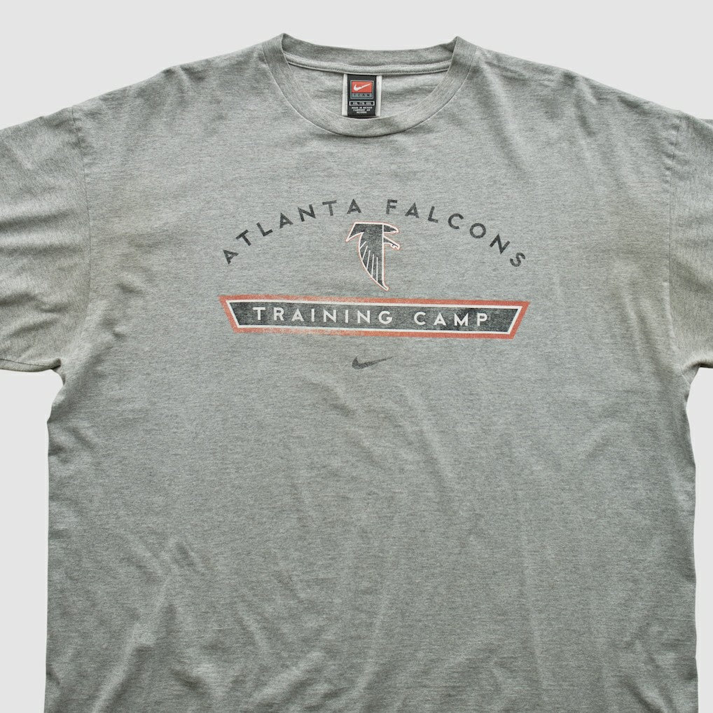 Atlanta Falcons 2000s T-shirt Heather Gray Vintage | Fanatics