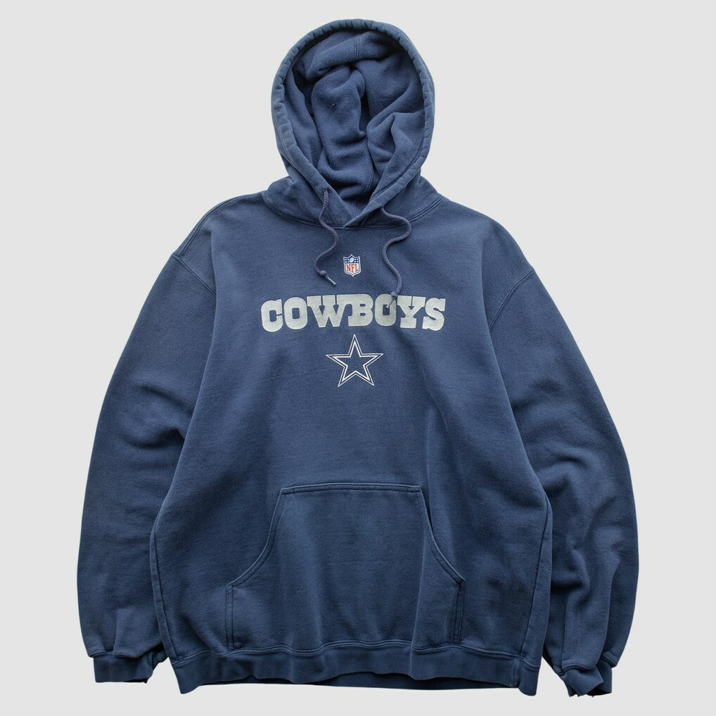 Dallas Cowboys Reebok 2000s Hooded Pullover Sweatshirt Navy Vintage | Fanatics