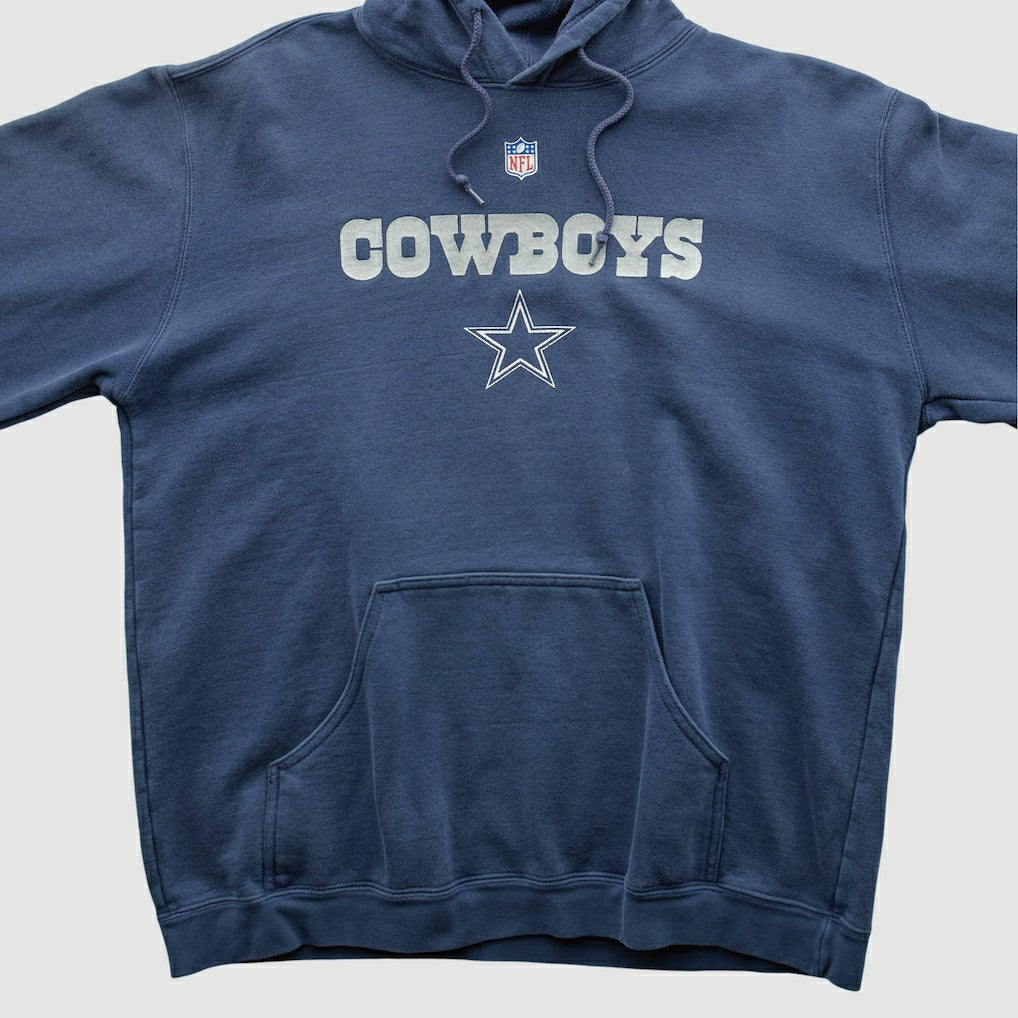 Dallas Cowboys Reebok 2000s Hooded Pullover Sweatshirt Navy Vintage | Fanatics