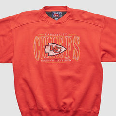 Kansas City Chiefs Galt Sand 90s Pullover Sweatshirt Red Vintage | Fanatics