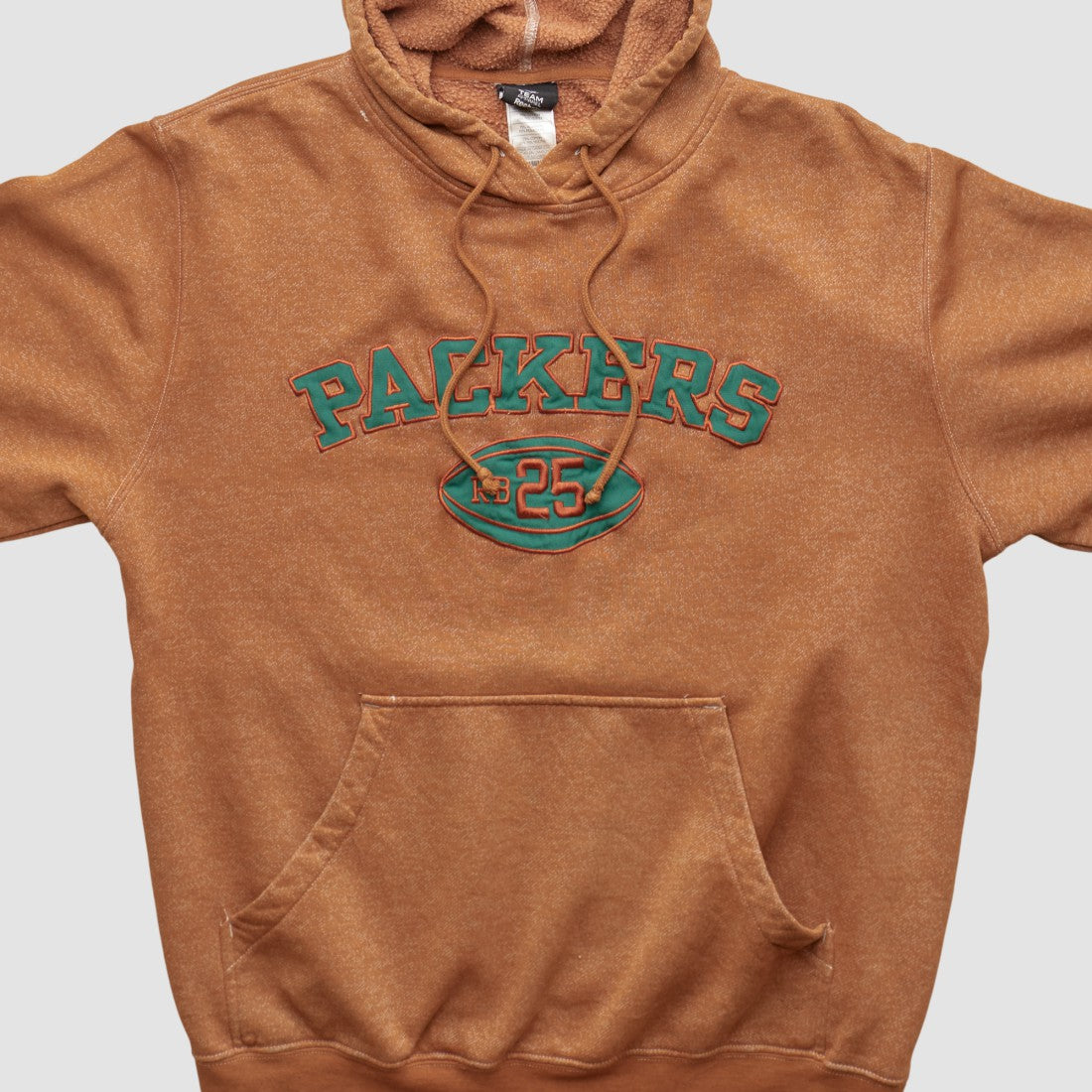 Green Bay Packers Reebok 2010s Hooded Pullover Sweatshirt Brown Vintage | Fanatics