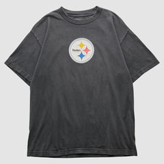 Pittsburgh Steelers Reebok 2000s T-shirt Charcoal Vintage | Fanatics