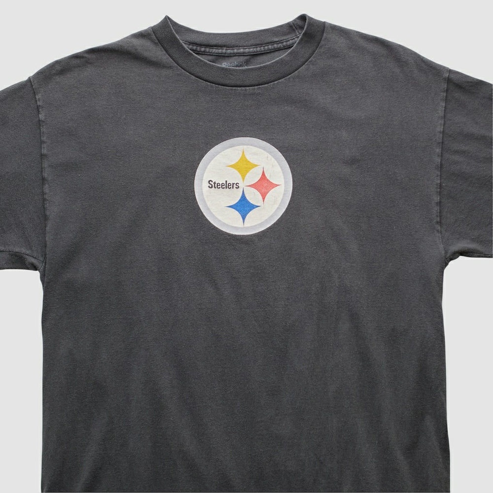Pittsburgh Steelers Reebok 2000s T-shirt Charcoal Vintage | Fanatics
