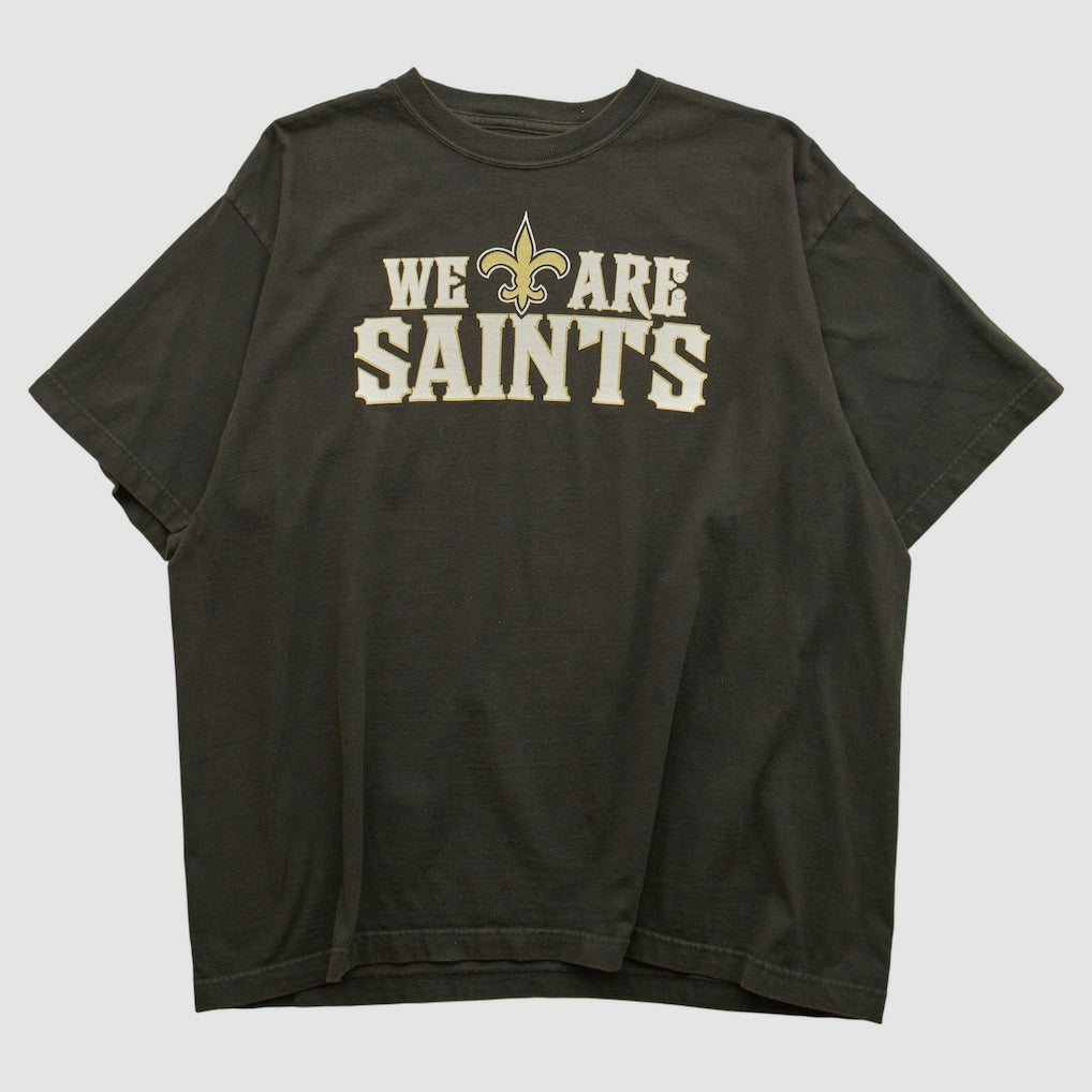 New Orleans Saints Reebok 2000s T-shirt Black Vintage | Fanatics