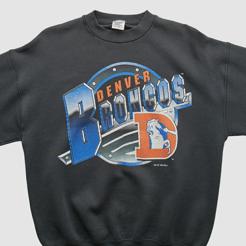 Denver Broncos Fan Sportswear 1994 Pullover Sweatshirt Black Vintage | Fanatics