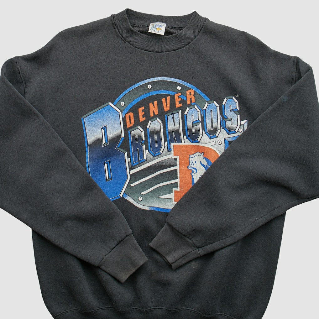 Denver Broncos Fan Sportswear 1994 Pullover Sweatshirt Black Vintage | Fanatics