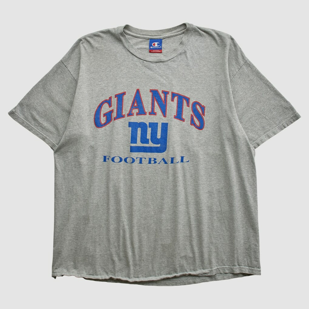 New York Giants Champion 90s T-shirt Heather Gray Vintage | Fanatics