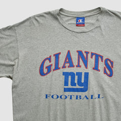 New York Giants Champion 90s T-shirt Heather Gray Vintage | Fanatics