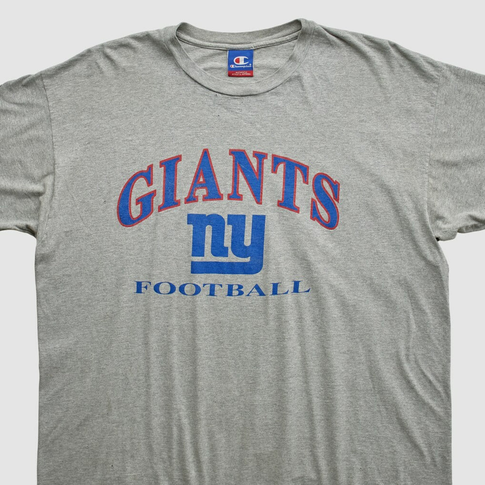 New York Giants Champion 90s T-shirt Heather Gray Vintage | Fanatics