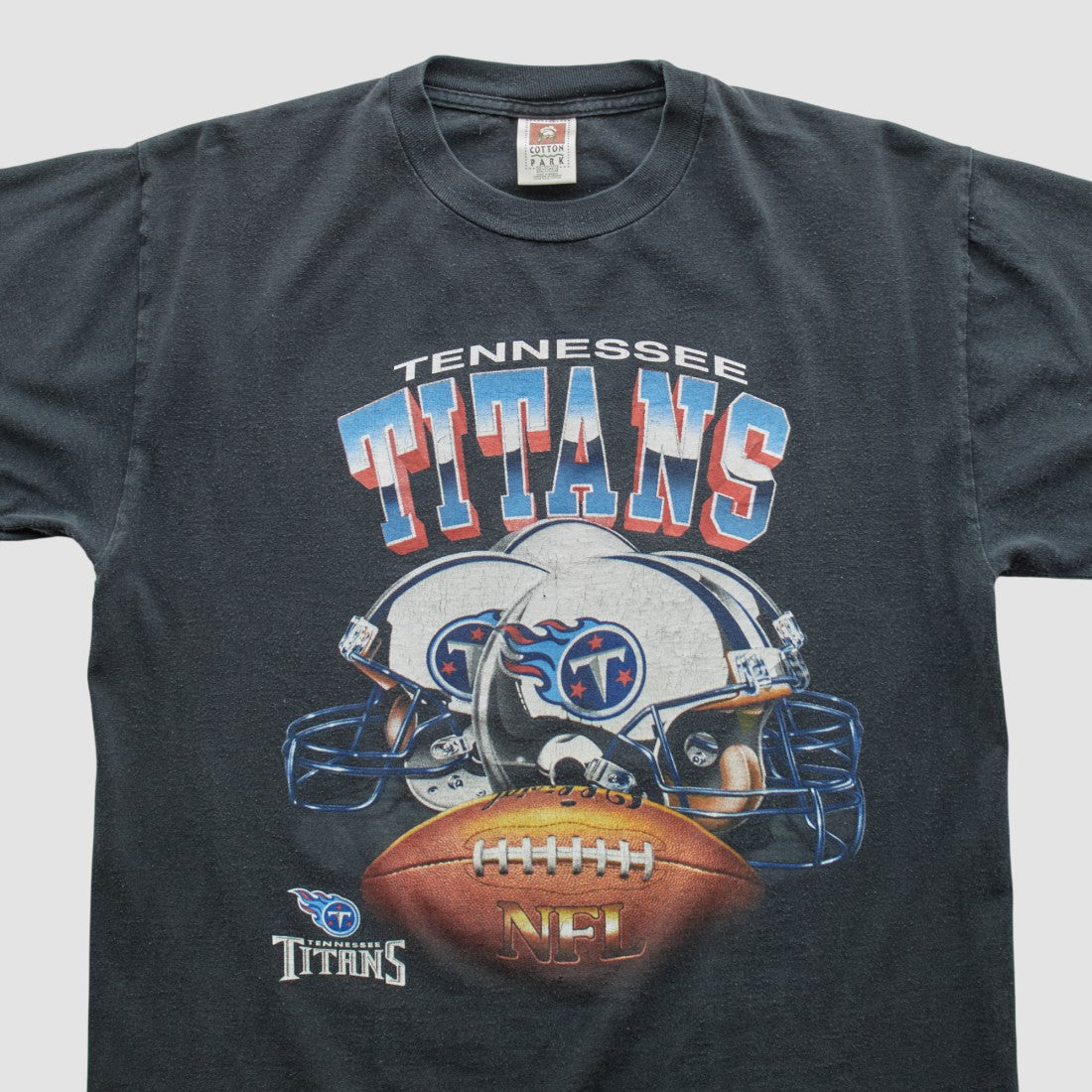 Tennessee Titans Cotton Park 2000s T-shirt Black Vintage | Fanatics
