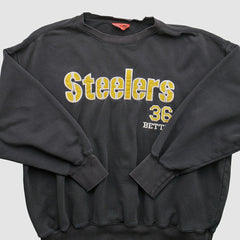 Pittsburgh Steelers NFL 2000s Pullover Sweatshirt Black Vintage | Fanatics