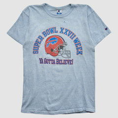 Buffalo Bills Champion 1993 T-shirt Heather Gray Vintage | Fanatics