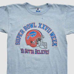 Buffalo Bills Champion 1993 T-shirt Heather Gray Vintage | Fanatics