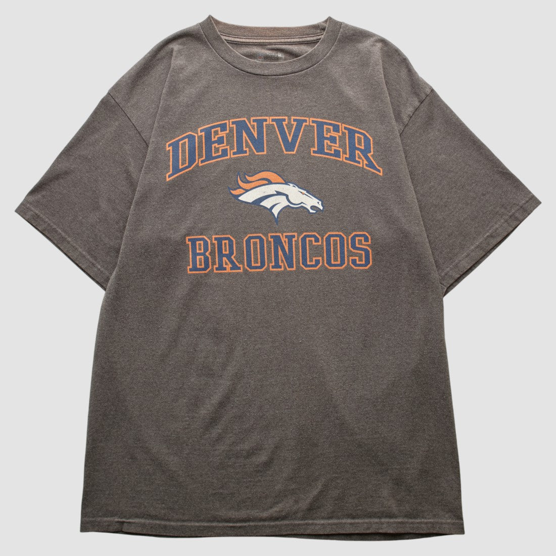Denver Broncos NFL 2010s T-shirt Dark Heather Gray Vintage | Fanatics