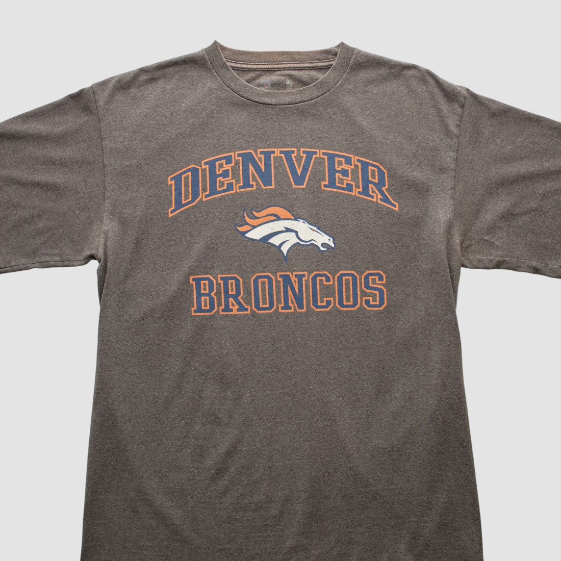 Denver Broncos NFL 2010s T-shirt Dark Heather Gray Vintage | Fanatics