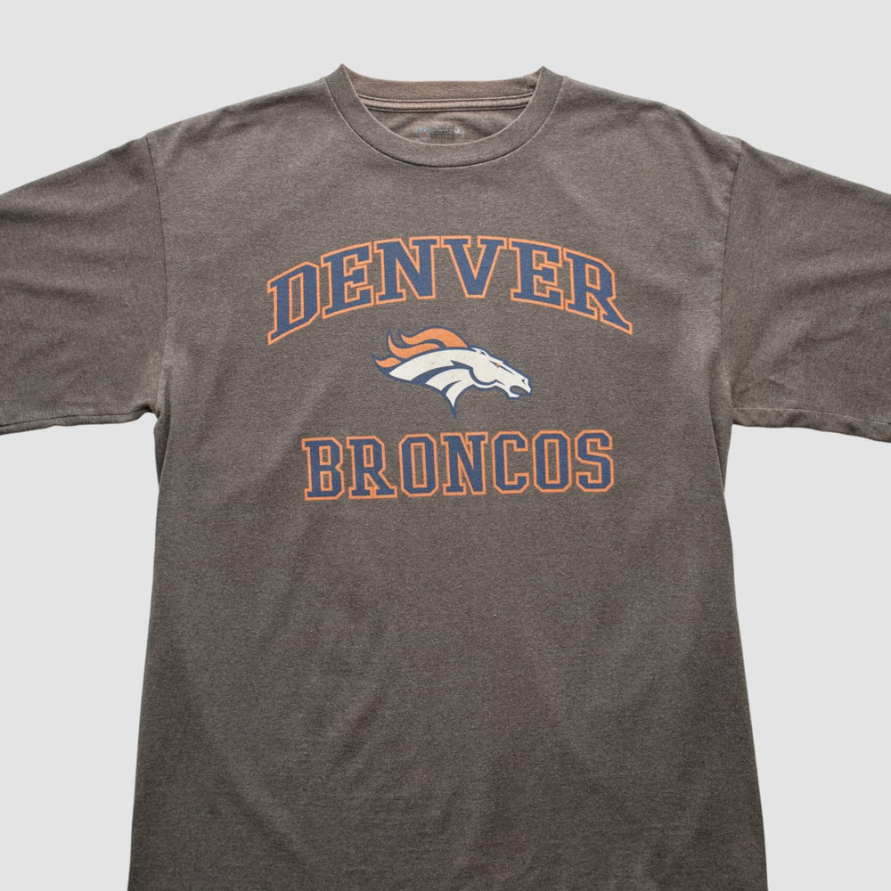 Denver Broncos NFL 2010s T-shirt Dark Heather Gray Vintage | Fanatics